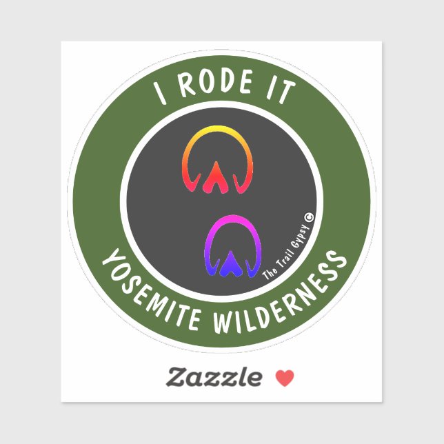 I RODE IT.......Custom-Cut Vinyl Sticker (Sheet)