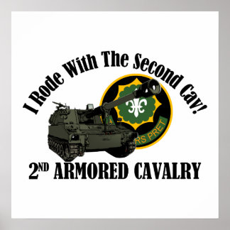 I Rode With The 2nd ACR! Howitzer Poster