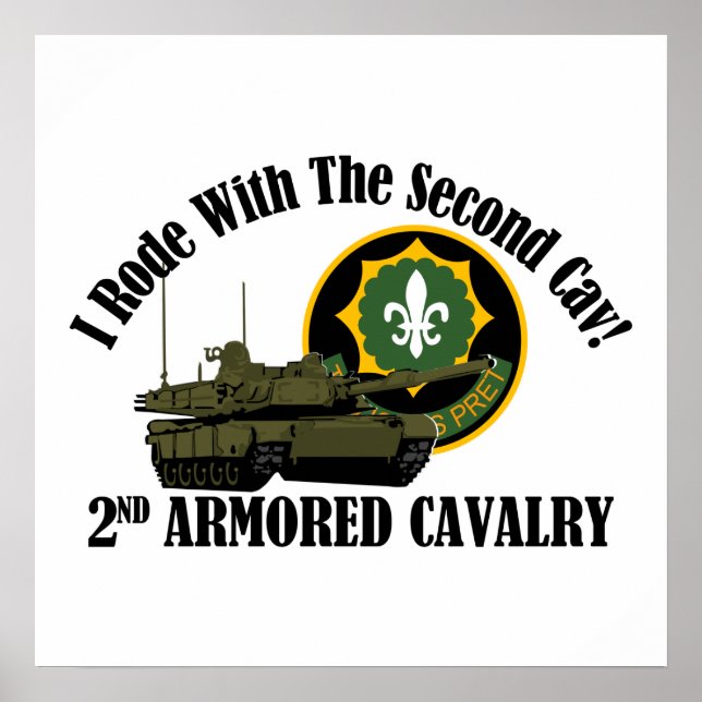 I Rode With The 2nd ACR! Poster (Front)