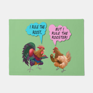 I rule the roost doormat