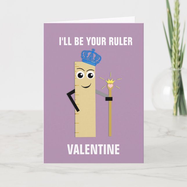 I Rule You Valentine Holiday Card (Front)