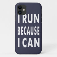 I run because I can iPhone SE + iPhone 5/5S Case