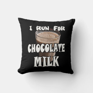 I Run for Chocolate Milk Running Cushion