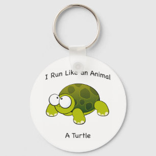 I run like an animal - a turtle key ring