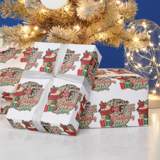 I Run On Coffee And Christmas Cheer Wrapping Paper
