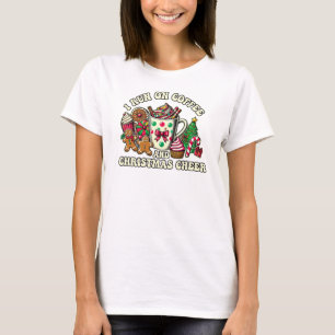 I Run On Coffee and Christmas, Funny T-Shirt