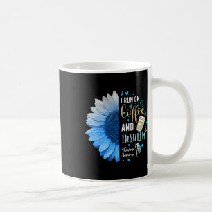 I Run On Coffee And Insulin Gift For Diabetes Awar Mug
