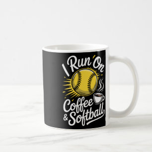 I Run On Coffee And Softll Funny Mug