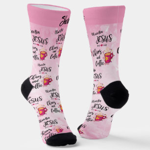 I Run on Jesus, Chaos And Coffee Women's Sock