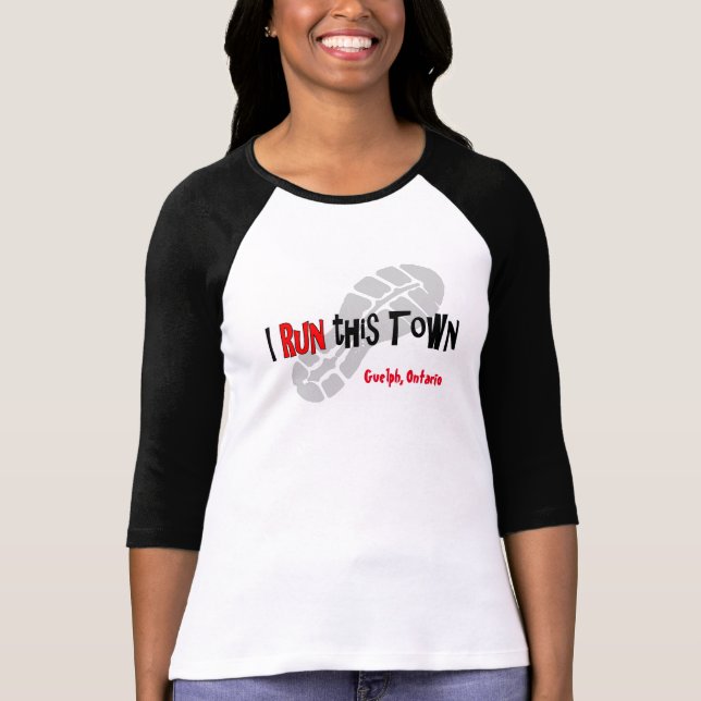 I Run this Town - Custom Post-Run T-Shirt (Front)