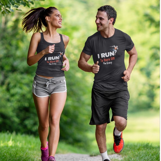 I Run To Burn Off The Crazy T-Shirt (Creator Uploaded)