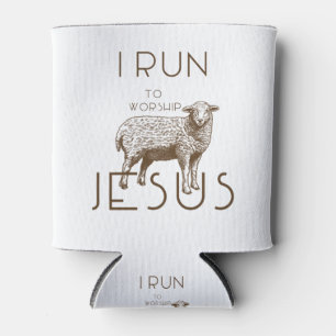 I Run To Worship Jesus Can Cooler