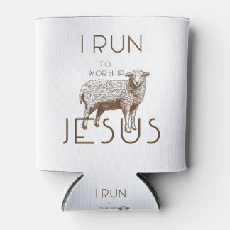 I Run To Worship Jesus Can Cooler