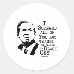 I s c  r e w e d all of you but thanks for blaming classic round sticker