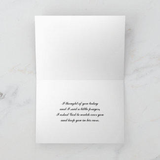 I Said a Little Prayer - Thinking of You Card