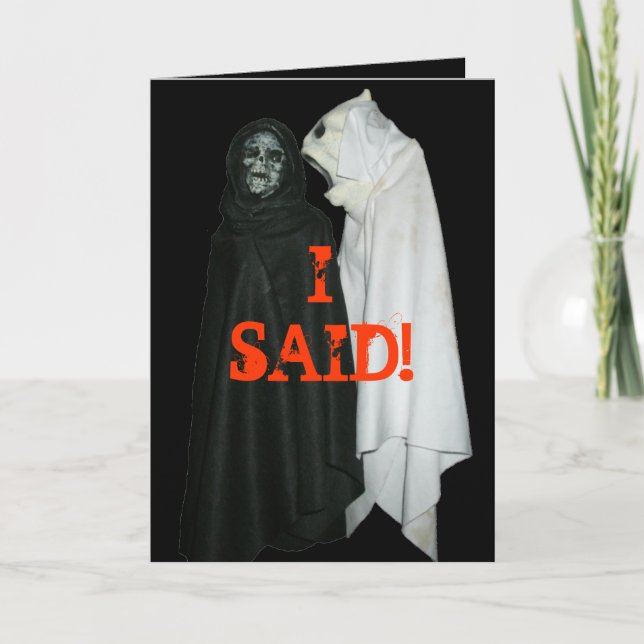 I Said! Card (Front)