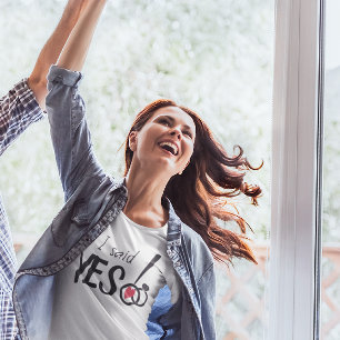 I Said Yes Bride to the Engagement T-Shirt