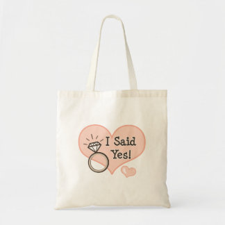 I Said Yes Engagement Tote Bag