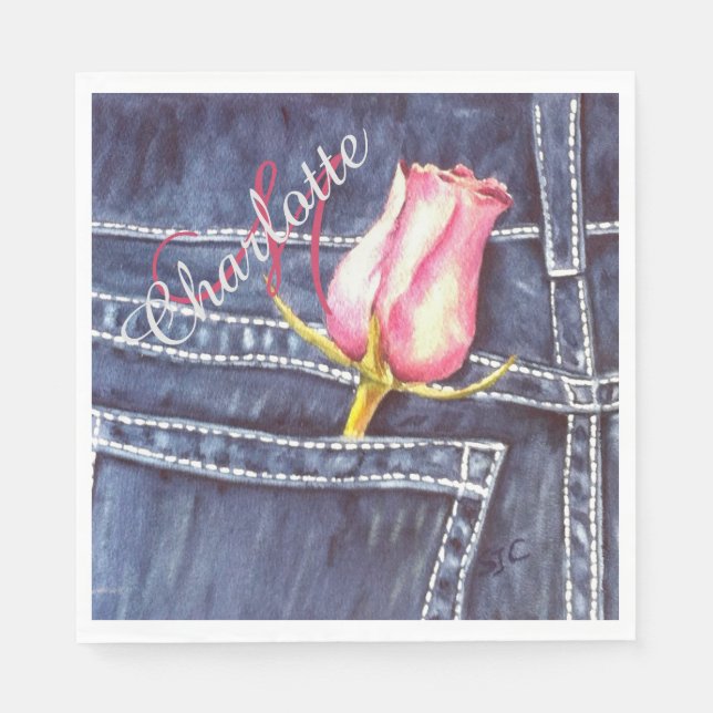 I Said Yes Party Napkin (Front)