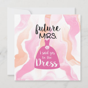 I said yes to this dress bride Bridal Shower pink
