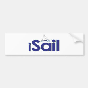 I Sail Bumper Sticker