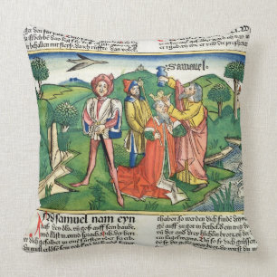 I Samuel 10 The coronation and annointing of Saul, Cushion
