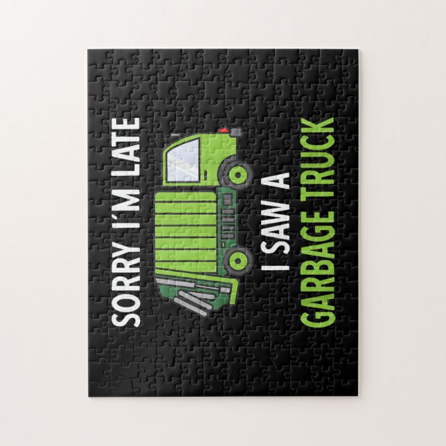 I Saw a Garbage Truck Costume  Recycling Garbage Jigsaw Puzzle (Vertical)