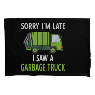 I Saw a Garbage Truck Costume  Recycling Garbage Pillowcase