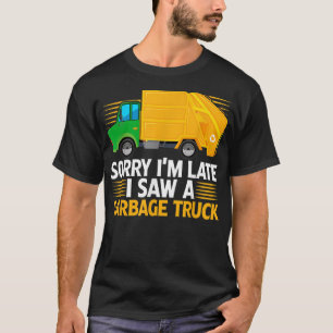 I Saw a Garbage Truck Recycling Garbage Day Toddle T-Shirt