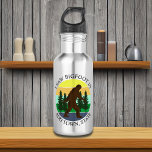 I Saw Bigfoot in (Add Town and State) Personalised 532 Ml Water Bottle<br><div class="desc">Add a town and state to this "I saw Bigfoot" personalised vintage Sasquatch.</div>