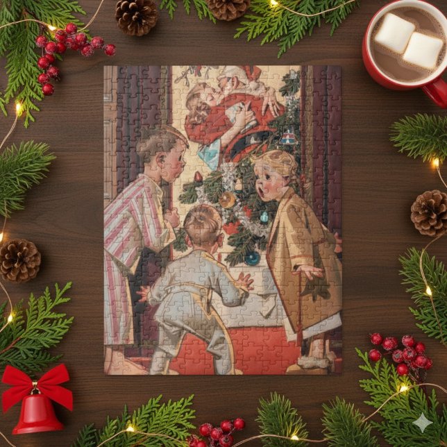 I Saw Mummy Kissing Santa Claus Antique Jigsaw Puzzle (I Saw Mommy Kissing Santa Claus Antique Jigsaw Puzzle)