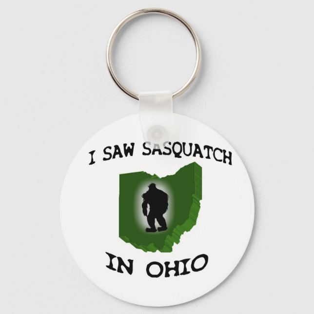 I Saw Sasquatch In Ohio Key Ring (Front)