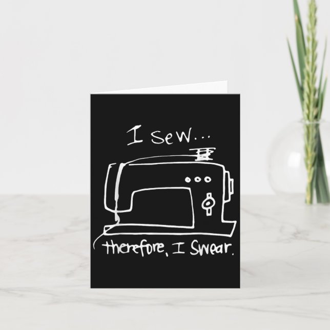 I Saw Therefore I Swear  Card (Front)