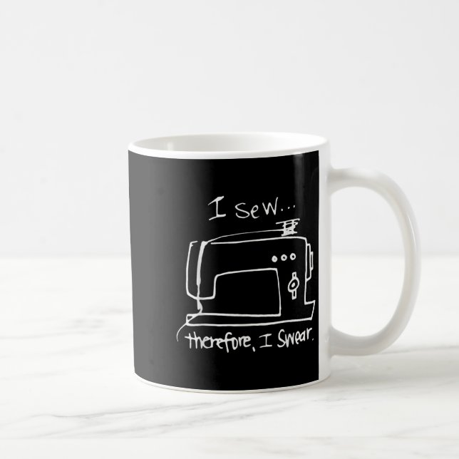 I Saw Therefore I Swear  Coffee Mug (Right)