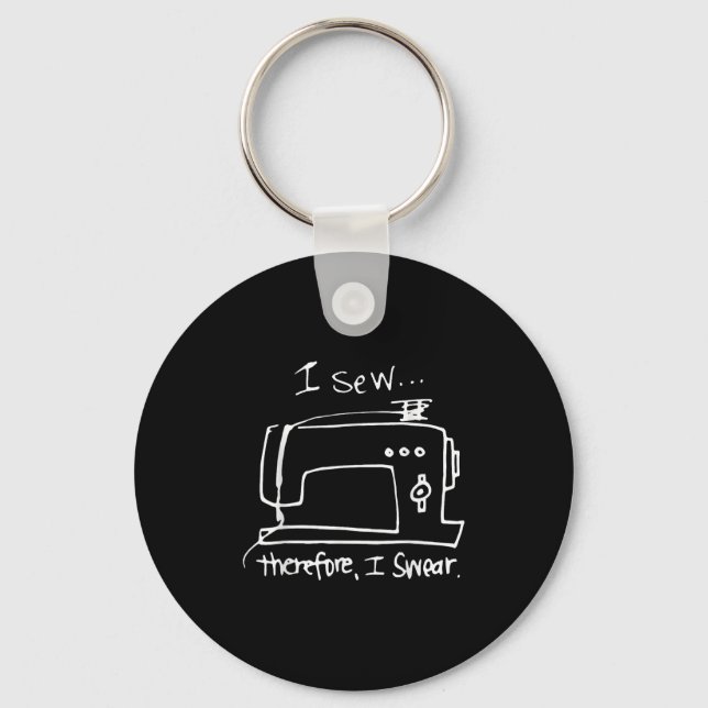 I Saw Therefore I Swear  Key Ring (Front)