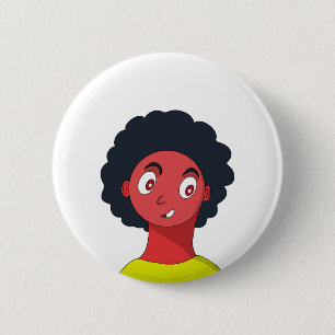 I saw what you did 6 cm round badge