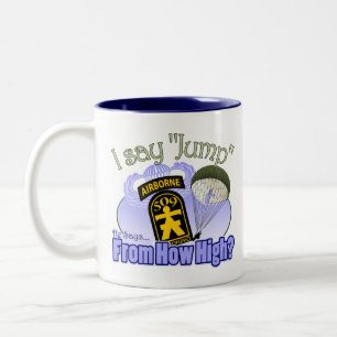 I Say Jump [509th PIR] Two-Tone Coffee Mug