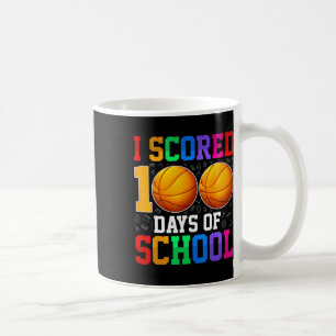 I Scored 100 Days Of School Bysketll Kids Student Coffee Mug