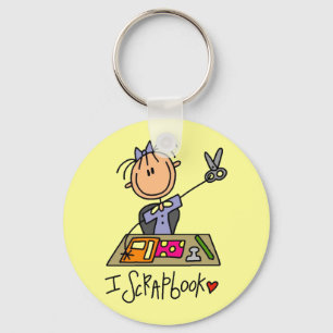 I Scrapbook Key Ring