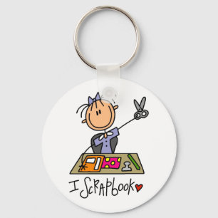 I Scrapbook Tshirts and Gifts Key Ring
