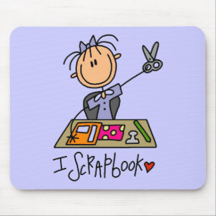 I Scrapbook Tshirts and Gifts Mouse Pad