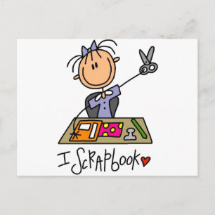I Scrapbook Tshirts and Gifts Postcard