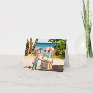 I Scream Cone Card