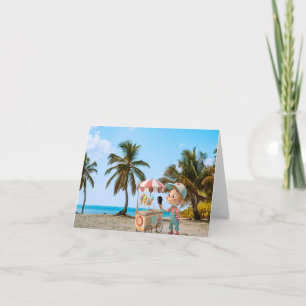 I Scream Cone Card