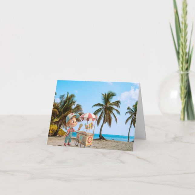 I Scream Cone Card (Front)