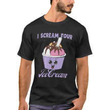 I Scream Four Ice Cream Kids Boy Girl 4th Birthday