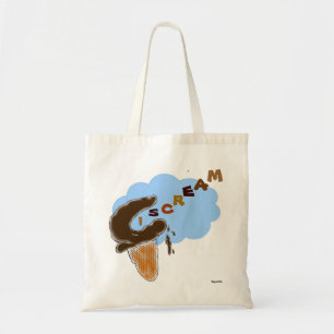 "I Scream" Icecream Tote Bag