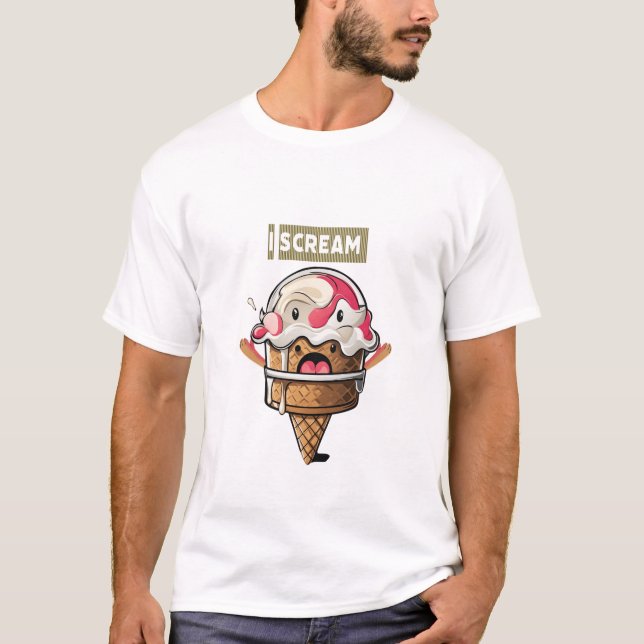 i scream T-Shirt (Front)