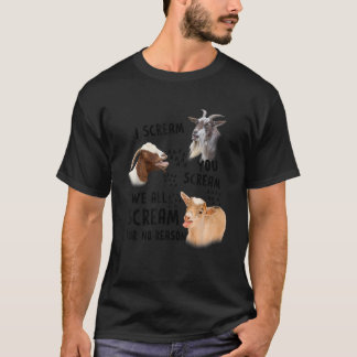 I Scream You Scream We All Scream For No Reason Go T-Shirt