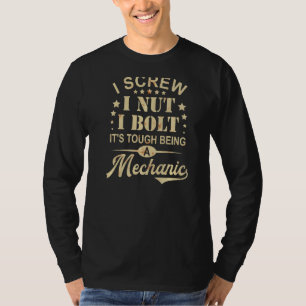 I Screw I Nut I Bolt Mechanic Repair Garage Tool T-Shirt